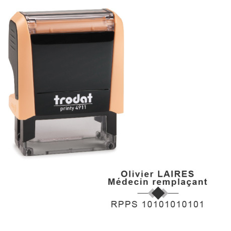 Trodat 4911 Pastel Orange | Tampon encreur d'entreprise à 15.30€ Trodat 4911 Pastel Orange | Tampon encreur d'entreprise à 15.30€