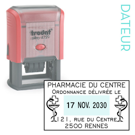 Empreinte pour tampon dateur Trodat 4729 | À personnaliser | 23.30 € Empreinte pour tampon dateur Trodat 4729 | À personnaliser | 23.30 €