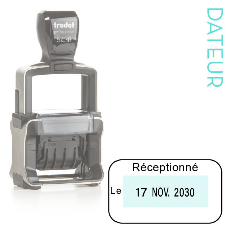 Empreinte pour tampon dateur Trodat 5430 | 12.60 € | à personnaliser Empreinte pour tampon dateur Trodat 5430 | 12.60 € | à personnaliser