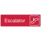 Plaque "Escalator"