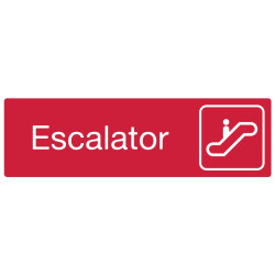 Plaque "Escalator"