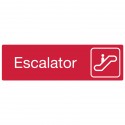 Plaque "Escalator"