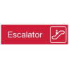 Plaque "Escalator"