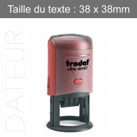 Tampon dateur Trodat 46140  Tampon d'entreprise rond à 43.10€