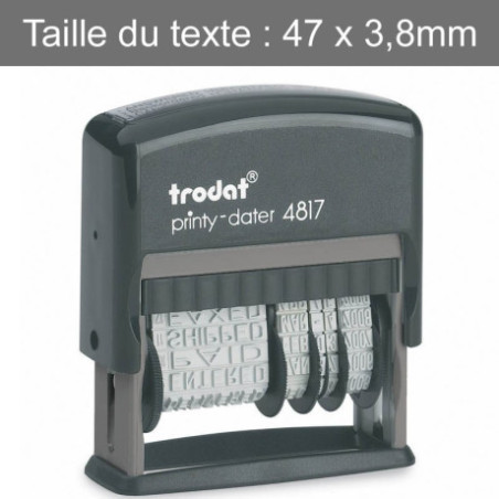 Tampon dateur Trodat Printy 4817B