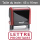 Tampon XPrint "lettre prioritaire"