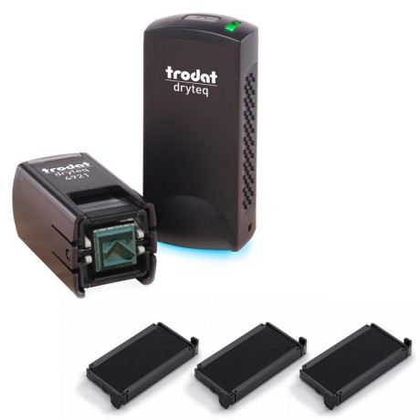 Lot de 3 encreurs pour Trodat DRYTEQ