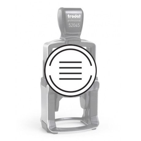 Empreinte pour Trodat 52045-A Empreinte pour Trodat 52045-A