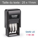 Dateur Trodat 4850L8 - "Saisi le"