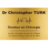 Plaque non percée en aluminium doré avec logo & texte noir