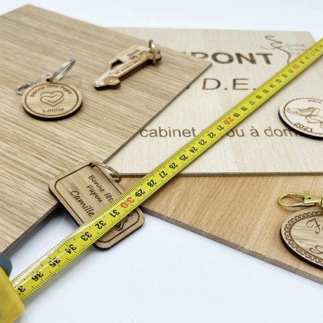 Ma plaque gravée personnalisée en bois Ma plaque gravée personnalisée en bois
