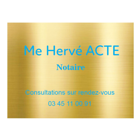 Grande plaque en laiton avec texte bleu doré adhésive Grande plaque en laiton avec texte bleu doré adhésive