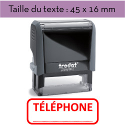 Tampon encreur "TELEPHONE" XPrint Trodat 4912 | À seulement 28.90€