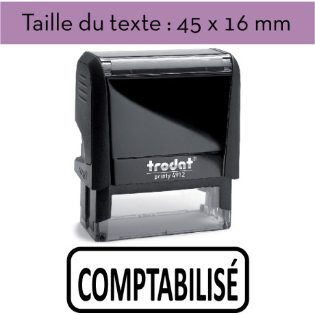 Tampon encreur "COMPTABILISÉ" XPrint Trodat 4912 | À seulement 28.90€ Tampon encreur "COMPTABILISÉ" XPrint Trodat 4912 | À seulement 28.90€