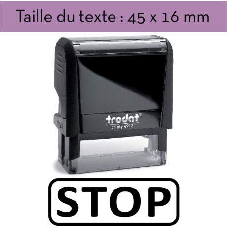 Tampon encreur "STOP" XPrint Trodat 4912 | À seulement 28.90€ Tampon encreur "STOP" XPrint Trodat 4912 | À seulement 28.90€