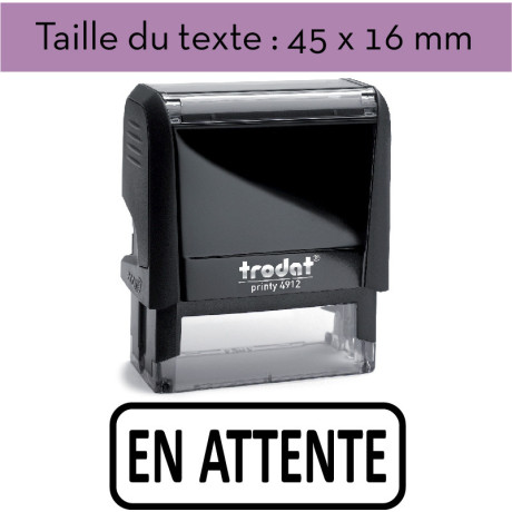 Tampon encreur "EN ATTENTE" XPrint Trodat 4912 | À seulement 28.90€ Tampon encreur "EN ATTENTE" XPrint Trodat 4912 | À seulement 28.90€